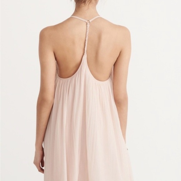 💗 Abercrombie chiffon pleated mini dress XS EUC - Picture 3 of 9